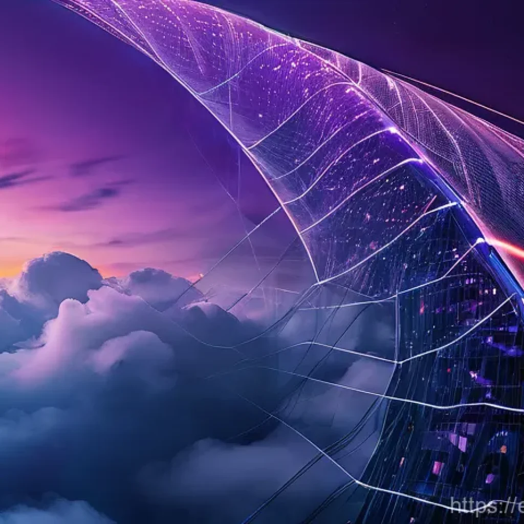 클라우드 기반 WAF Wall Application Firewall  설정법 - **Prompt 1: The Digital Guardian - Dynamic Cloud WAF Protection**
    "A visually striking, dynamic ...